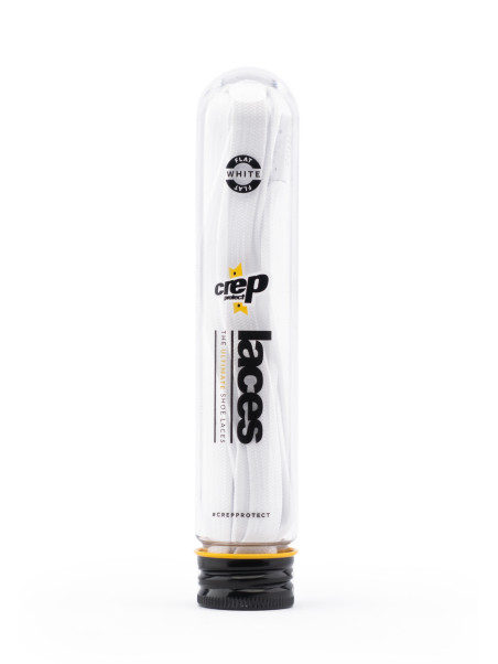 Crep Protect Laces White Flat