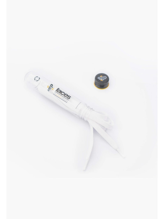 Crep Protect Laces White Flat