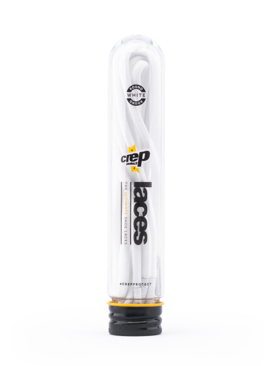 Crep Protect Laces White Round